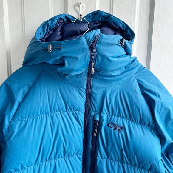 Outdoor Research Super Alpine Down Parka Coat - Picture 2 of 7